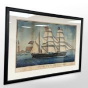 Circle of Joseph Honoré Maxime Pellegrin (Italian, 1763-1869) The Barque 'Hope' Leaving Venice,