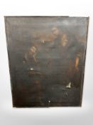 Italian School (17th/18th Century) A man and woman, probably Christ and Mary Magdalene,