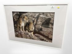 After Allan Hunt : Nobility, a limited edition artist proof colour print, No. 43 of 50, 69cm x 49cm.