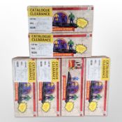 Six Marvel Comics Group Collector's keyrings figurine sets, all boxed.