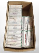 A quantity of Nintendo Wii games.