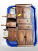 A doll's house four-piece bedroom suite,