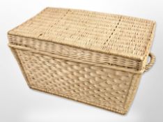 A large twin handled basket,