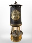 An Eccles Protector miner's lamp type SL numbered 525