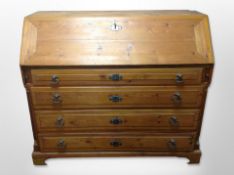 A 20th century Scandinavian pine bureau,