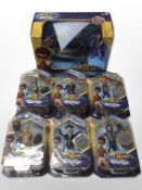 Seven Simba Matt Hatter figurines, boxed.