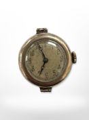 A 9ct yellow gold watch case signed W & D (Rolex),