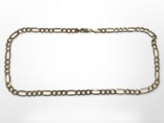 A 9ct yellow gold chain, length 50 cm CONDITION REPORT: 12.