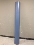 A large roll of vinyl,