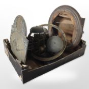 A 19th-century long case clock, movement with brass dial, signed 'Joss Atkinson, Gateshead',