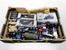 A collection of Corgi die-cast models including Super Haulers, Pickfords wagons, etc.