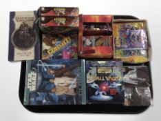 A group of trading cards to include Star Wars, Gormiti, Genio, Star Trek, etc.