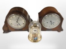 An early 20th century Enfield eight day mantel clock,