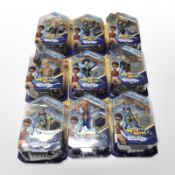 Nine Simba Matt Hatter figurines, boxed.