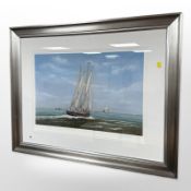 After Edwin Blackburn : Blyth in Sight, limited edition colour print No. 8/200, 56cm x 39cm.