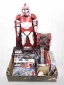 A group of modern Disney Star Wars toys by Hasbro,