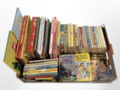 A collection of vintage children books including Enid Blyton, boys and girls annuals, etc.
