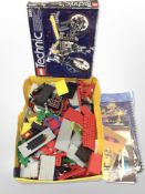A LEGO Technic set No. 8838, together with a further tray containing assorted LEGO.