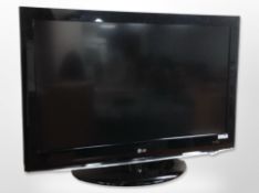An LG 37-inch LCD TV, with lead (no remote).