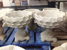 A pair of concrete 