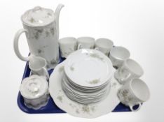 22 pieces of Rosenthal Classic Rose coffee china.