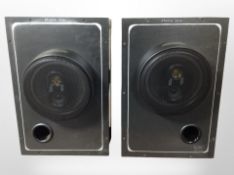 A pair of Sound Lab speakers, made by Alan Peel of North Shields, height 48cm.