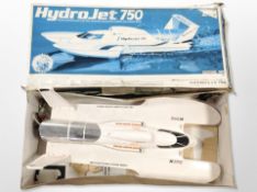 A Kyosho Hydrojet 750 radio-controlled hydroplane racing boat, in box.