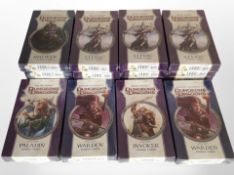 16 Dungeons & Dragons trading card box sets, all sealed in cellophane.