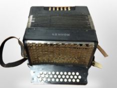 A Hohner accordion.