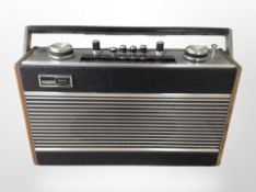 A Roberts R606-MB radio.