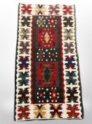 An eastern flatweave kilim,
