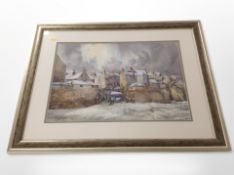 After John Freeman : Robin Hood's Bay, colour print,