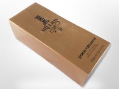 A bottle of Paco Rabanne 1 Million eau de toilette, 100ml, sealed in cellophane.