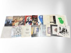 Spandau Ballet and Roxy Music : A collection of 17 vinyl LP records, as illustrated.