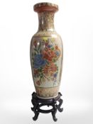 A Japanese export baluster vase,