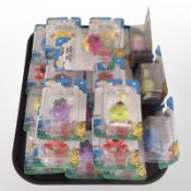 24 Mr Men keychains, boxed.