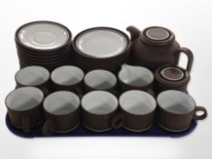 34 pieces of Hornsea earthenware tea wares.