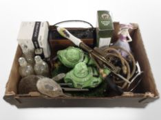 Miscellaneous items to include Sigma 18-35mm camera lens, in box, Roberts radio,