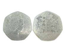 A 2009 Kew Garden 50p piece