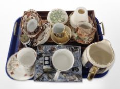 A group of ceramics including Masons shallow dishes,