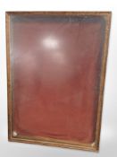 A glazed tabletop display cabinet, 83cm long x 59cm deep x 7cm high.