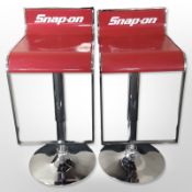 A pair of chrome-framed 