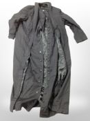 A full-length overcoat by Carl & Martin Larsen of Copenhagen.