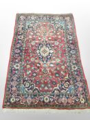 A Bakhtiari rug, West Iran, 210cm x 128cm.