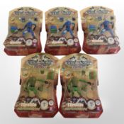 Five Character Biker Mice from Mars figurines, boxed.