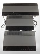 A Bang & Olufsen Beomaster 3500, Beogram CD 3500, and Beocord 3500 (require rewiring).