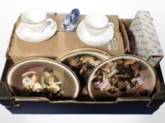 A group of collector's plates decorated with scenes by Murillo,