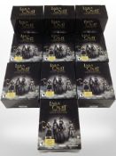 10 Square Enix Lara Croft and the Temple of Osiris figurines, boxed.