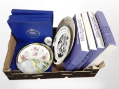 A group of Wedgwood and Royal Doulton collector's plates.