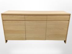 A John Lewis oak sideboard,